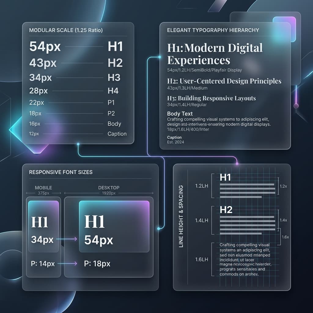 Modular Typography: The Mathematical Foundation of UI Harmony
